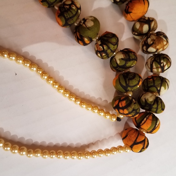 Fabric necklace j350 - Picture 5 of 6